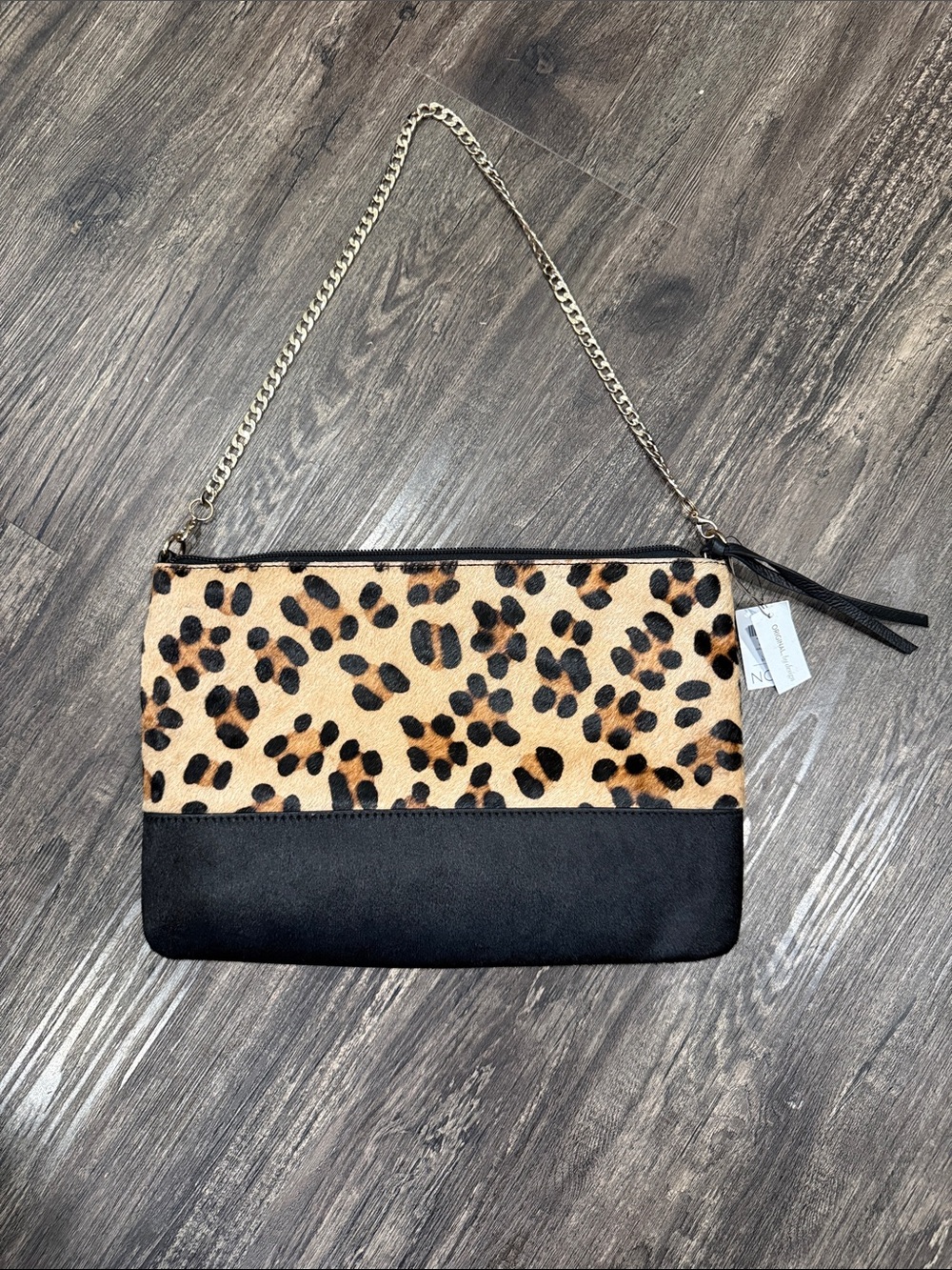 NWT Chico’s Leopard Print Handbag